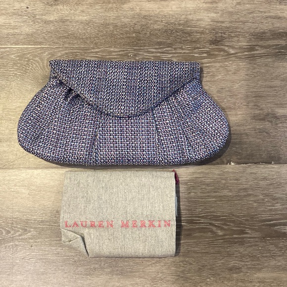 Lauren Merkin Handbags - NWT Lauren Merkin Lotte Raffia clutch